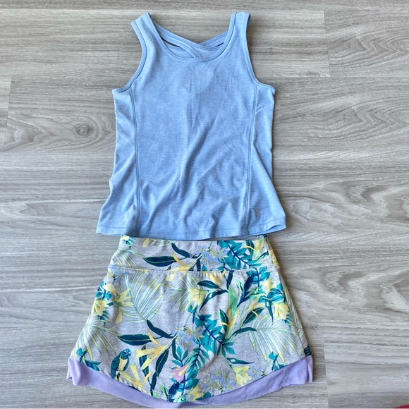 Old Navy Other - Old Navy active go dry youth girl’s athletic set skort tank top Small (6-7)